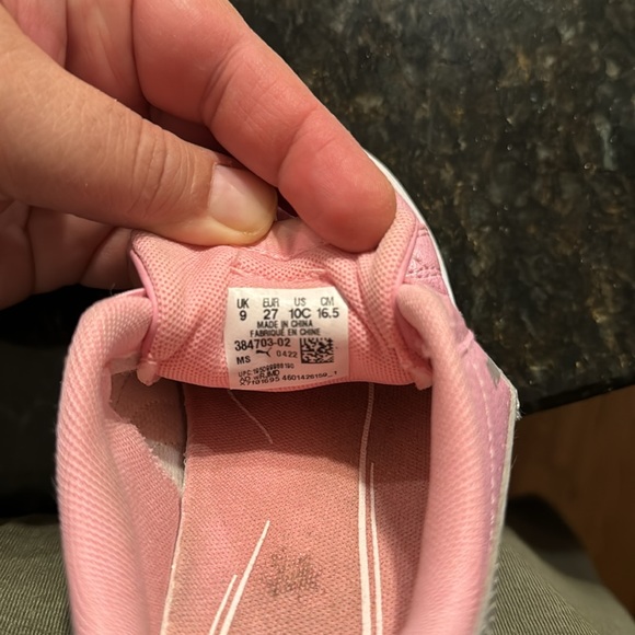 PUMA Kids' Vikky V3 Glitz Sneaker In Prism Pink & Puma Silver - Picture 5 of 7